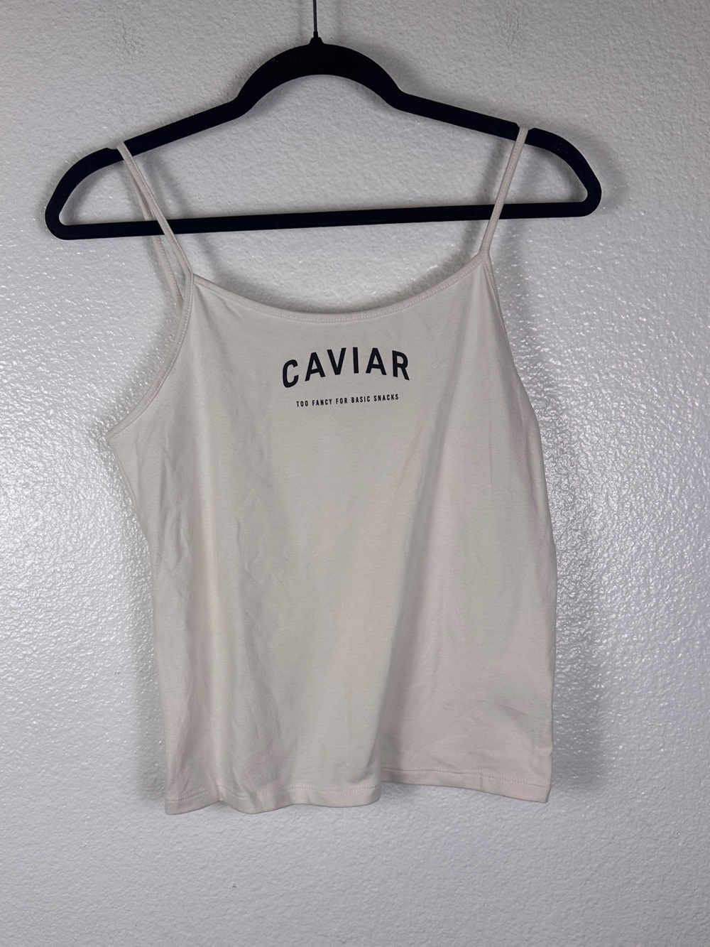 Wild Fable Women's Off-White Graphic Print
Spaghetti Strap Camisole Tank Top L
